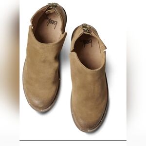 Beek Brown Suede Ankle Booties